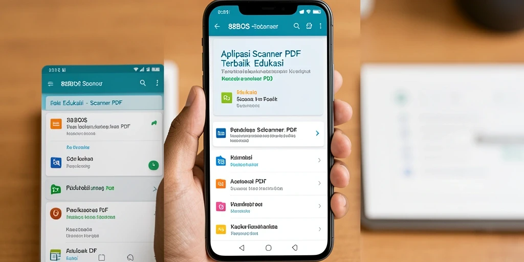 Tampilan antarmuka aplikasi 88BOS saat melakukan pemindaian PDF.