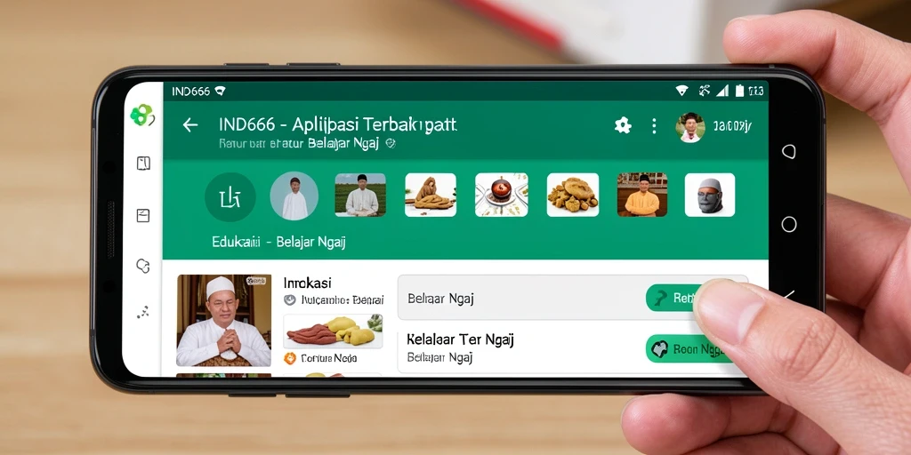 Antarmuka aplikasi Belajar Ngaji yang sederhana dan interaktif.
