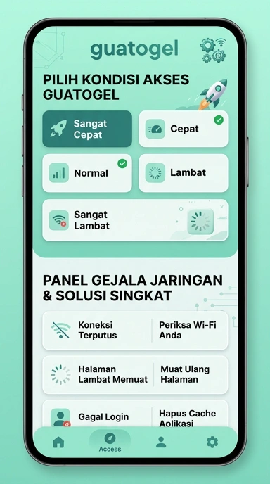 Tampilan link alternatif guatogel