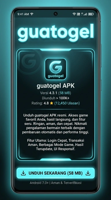 Tampilan halaman APK guatogel